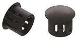 The Hillman Group 58125 1/4-Inch Black Nylon Hole Plug, 20-Pack