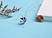 PLATO H Blue Crystal Pendant Necklace, Crystal, Love Heart Shape Necklace, Woman Fashion Blue Crystal
