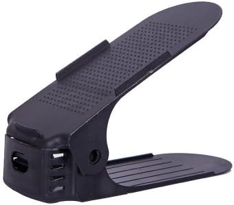 HUPLUE Shoe Slots Organizer Display Rack Shoe Rack Holder Space Saver 2Pcs