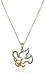 Gold-Plated Silver Animal with Baby Pendant Necklace, 18