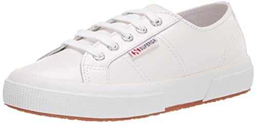 Superga womens 2750 Nappa Sneaker, White Leather, US in Kuwait