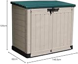 Keter Store-It-Out MAX Garden Storage Shed Tools Bikes Mowers Weather Resistant view 7