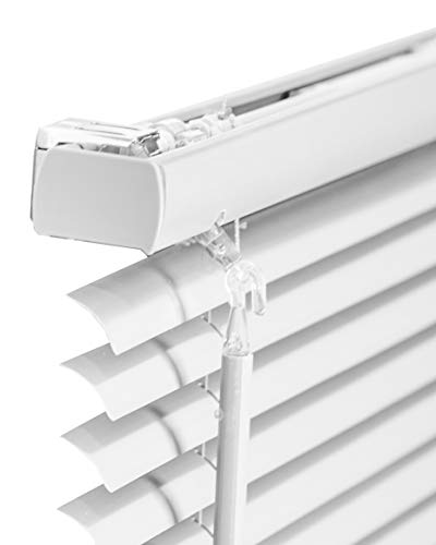 image for CHICOLOGY Cordless 1-Inch Vinyl Mini Blinds, Horizontal Venetian Slat 