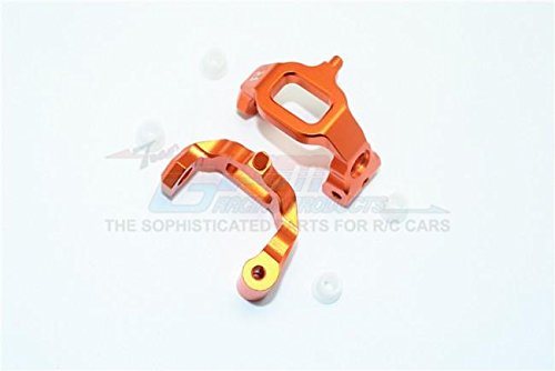 Traxxas Ford GT 4-Tec 2.0 (83056-4) Upgrade Parts Aluminum Front C Hubs - 1Pr Set Orange