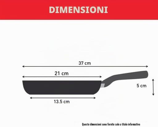 Comfort Max - Padella antiaderente in acciaio inox, 20 cm, colore: argento