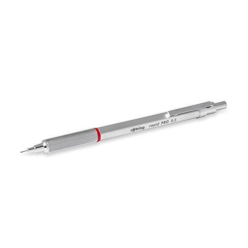 rOtring Rapid PRO Mechanical Pencil, 0.5 mm, Silver Chrome