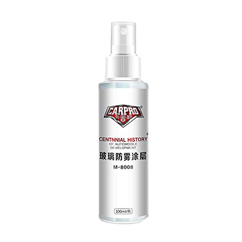 Pstars 100 ML Car Windshield Windows Fog-Proof Spray Super Strong Automotive Interior Glass Cleaner, Non-Toxic and Zero-Damage