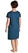 Women's V-Neck Nightshirts by LazyOne | Cute Pajamas Night Shirt + Sizes S/M and L/XL (Small/Medium, Moody Cow)
