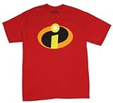 The Incredibles Basicon Disney Movie Superhero Adult T-Shirt Tee