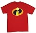 The Incredibles Basicon Disney Movie Superhero Adult T-Shirt Tee