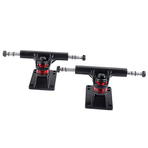 SODIAL 2Pcs Universal Alloy Skate Board Longboard Skateboard Bridge Skate Truck Bracket Parts Kickstand Aluminum Magnesium Alloy