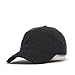 Plain Blank Washed Cotton Distressed Adjustable Baseball Cap (Black)