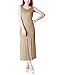 Allegra K Women Sleeveless Mid Calf Summer Casual Tank Dresses
