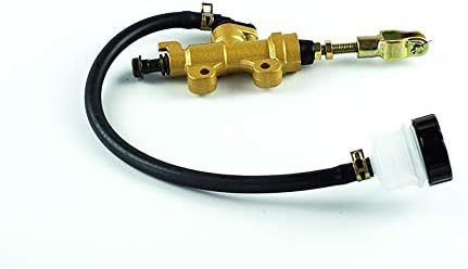 Motorcycle Hydraulic Rear Brake Master Cylinder Pump Refit for Honda ATC-250R1982 200x Bike (Color : Gold)