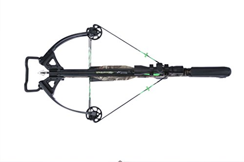 Carbon Express 20244 X-Force Blade Crossbow Kit in Camo with Scope, Bolts Quiver, Practice Tips, Rope Cocking Tool & Rail Lube - Thumbnail 3