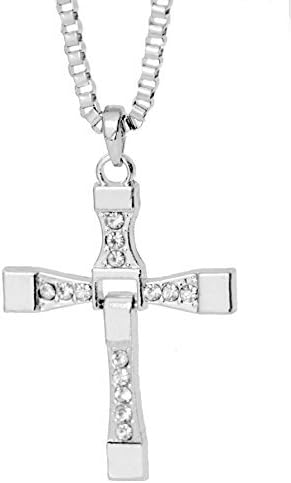 Beau Monde Fast and Furious 7 Necklace, Best Fashion Dominic Toretto / Vin Diesel Cross Pendant
