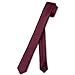 Vesuvio Napoli Narrow NeckTie Extra Skinny BURGUNDY Men's Thin 1.5