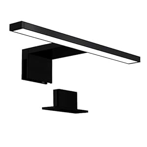 B.K.Licht I Spiegellamp I zwart I badkamerlamp I spiegelverlichting I 30cm I IP44 I 4.000K I 5W LED lamp I…