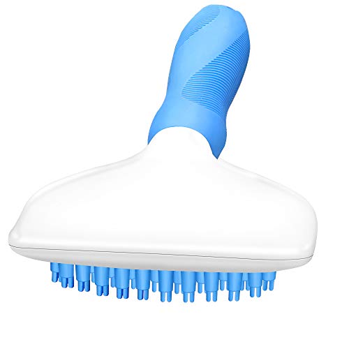 image for GNLOOP Bath Brush for Dogs and Cats,Pet Super Soft Silicone Grooming M