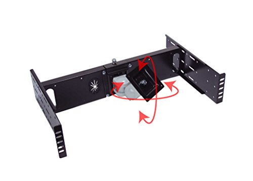 RLCD-FRAME2BK12K1 VESA LCD Monitor/TV Rackmount adapter Kit supports LCD monitor 15" to 24" and Intel NUC mini computer for 2 post or 4 Post 19" Rackmount Rack Cabinet