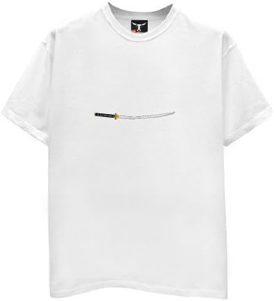 Samurai Swords T-Shirt-Mens-White-X-Large