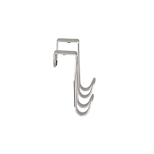 Spectrum Diversified Over-The-Cabinet Door Double Hook, Brushed Nickel