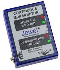 Desco 19218 Jewel Single Operator Esd Workstation Constant Monitor, (Blue)