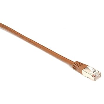 Black Box EVNSL0172BR-0020 CAT5E SHLD Patch Cable 20 26 AWG STRND C