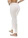 Underworks Nylon Ankle Length White Pantliner Pant Slip with Snip a Length White X-Large
