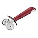 Cake Boss Stainless Steel Tools and Gadgets Pastry Wheel, Small, Red