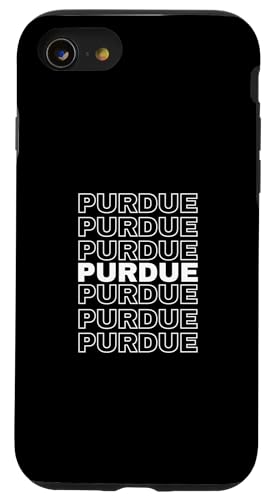 PURDUE Proud Family Retro Reunion Last Name Surname Case for iPhone SE (2020) /…