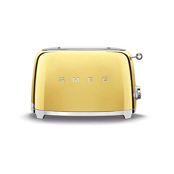 Tostadora SMEG  220v. 2 Panes TSF01GOEU | Dorado