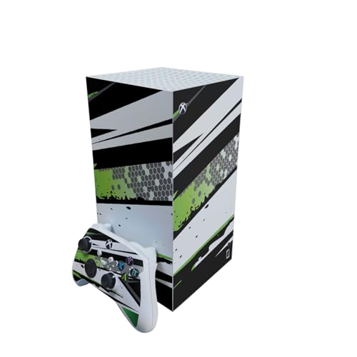Gaming Skin Compatible with Microsoft Xbox Series X Digital Edition Bundle - Gr…