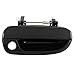 AUTEX 4pcs Black Exterior Door Handle (Front Rear Left Right) Driver + Passenger Side Compatible with Accent 2000 2001 2002 2003 2004 2005 2006 80684 80683 80686 80685