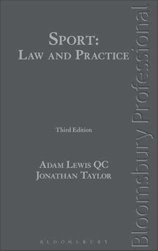Download Sport: Law and Practice PDF