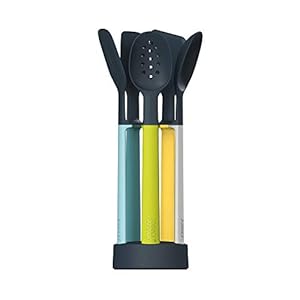 Joseph Joseph Elevate – Juego de 5 Utensilios de Silicona – Opal