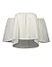 Women’s Summer Off Shoulder Chiffon Blouses Short Sleeves, White, Size Medium