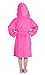 Texere Kid's Hooded Terry Cloth Bathrobe (French Rose, Small) Best Gifts for Niece Nephew KB0101-FRR-S