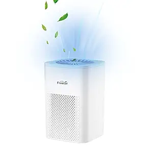 Desktop Air Purifier Portable USB Air Purifiers with HEPA Filter for 323sq.ft Office Bedroom Home, Effectively Removes Pollutants, Cigarette Smoke, Dust, Odor, Super Quiet Powered by USB No Adapter White)