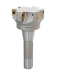 accusize Herramientas   3" X 6   1 4" 90 Grado R8 Vástago indexable fresas con 6 PS apkt1604 Insertos de carburo instalado, #   0028   6908