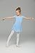 Mdnmd Girls' Dance Short Sleeve Leotard (Tag 120) Age 4-6, Blue)