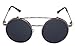 GAMT 80'S Retro Goggles Flip Up Round Sunglasses
