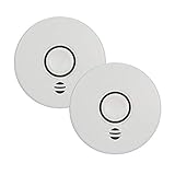Kidde P4010DCS-W Wire-Free Interconnect Lithium Battery Powered (2-Pack) smoke alarm, white