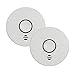 Kidde P4010DCS-W Wire-Free Interconnect Lithium Battery Powered (2-Pack) smoke alarm, white