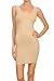 ICONOFLASH Women's Seamless Tank Dress (Stone, One Size)