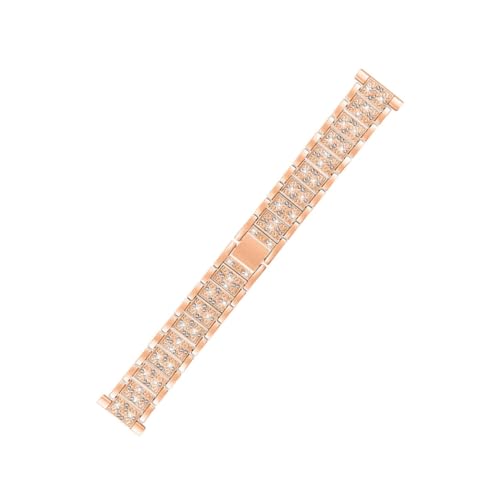 POPETPOP 1Pc Rhinestone Metal Band for Rose Gold Stylish Replacement Strap Durable and Comfortable Fit Elevate Your Look with Elegant Design