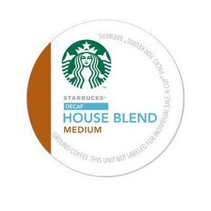 Starbucks Decaf House Blend Roast Keurig Kcups 32 Cups
