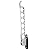 Wallniture Costa Clothes Rack, Wardrobe Closet Organizer and Storage Set of 2, Wall Mount Drying Rack, Steel Chrome