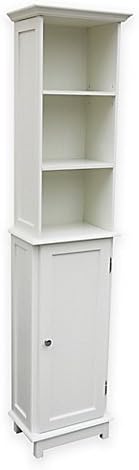 Fairmont Free Standing Tower Cabinet in White