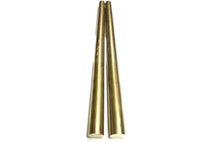 ACDC AC/DC Wire and Supply (2) 5/8" C360 Brass Round Rod 2 x 12 Long Solid New Lathe Bar Stock .625" H02 Crafts Art Industrial